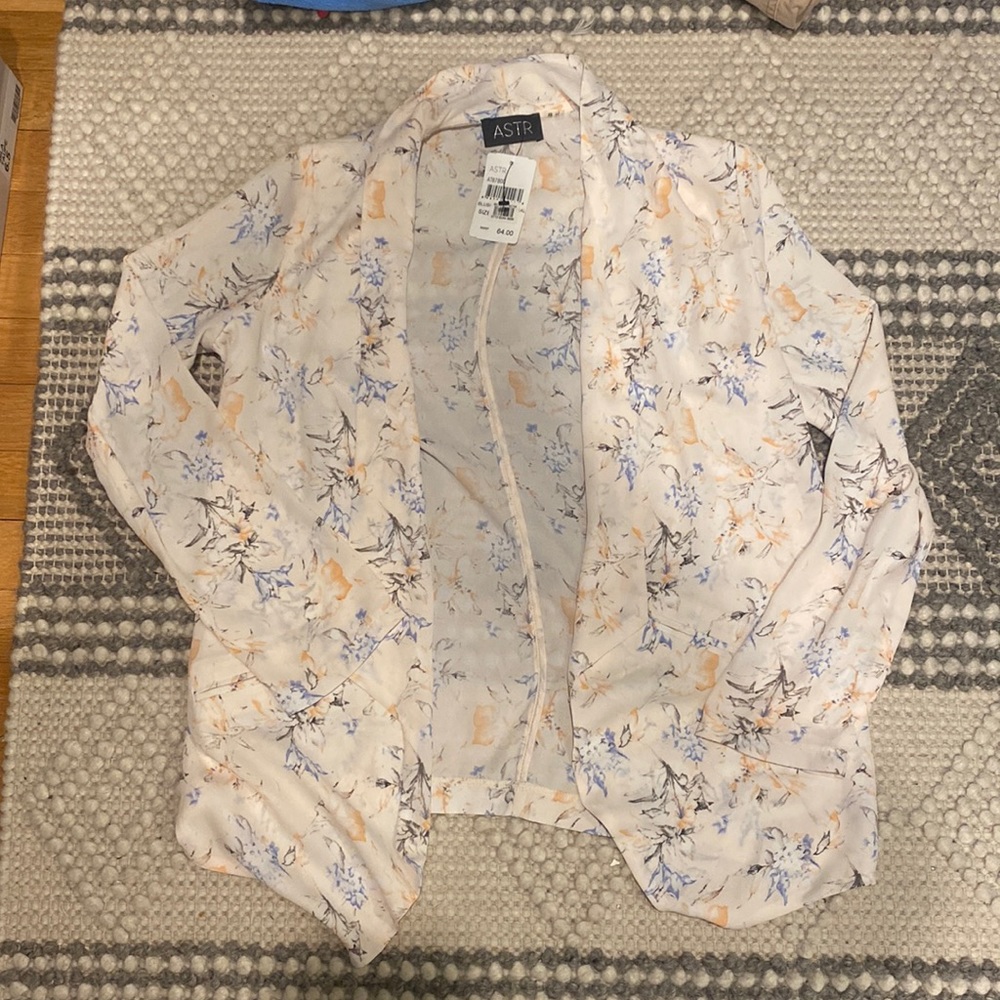 Floral blazer.  Brand new with tags.